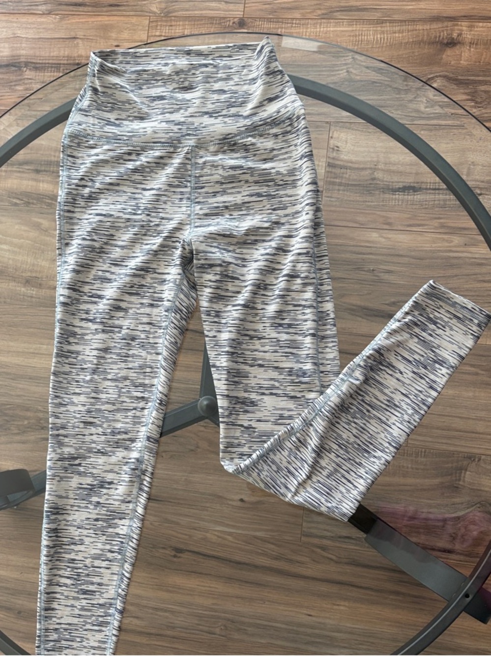 High-Waist Heathered Gray Women’s Leggings